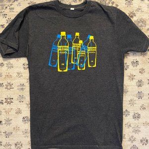 Pre-owned Men's Large Gray Svedka T-Shirt